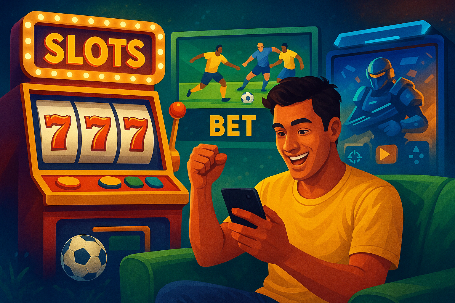 Slots no App 34jogo no celular